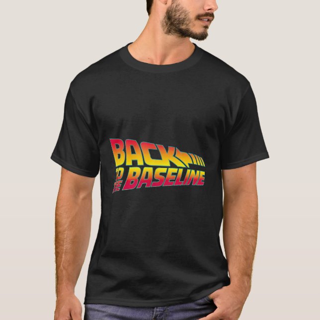 T-shirt Retour à la ligne de base  (Devant)