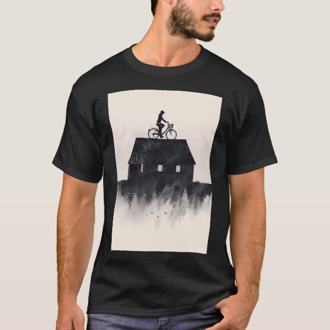 T-shirt Retour à la maison (n&b) (Devant)