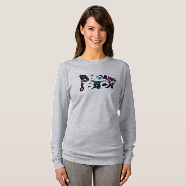 T-shirt Retour à l'arrière | Manche longue pour femmes (Devant entier)