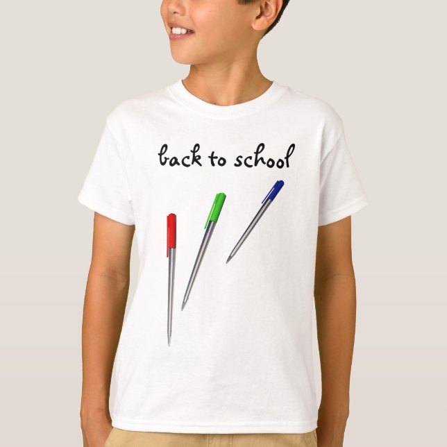 T-shirt retour à l'école (Devant)