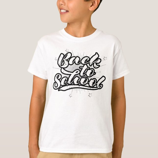 T-shirt Retour à l'école (Devant)