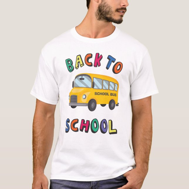 T-shirt Retour à l'école (Devant)