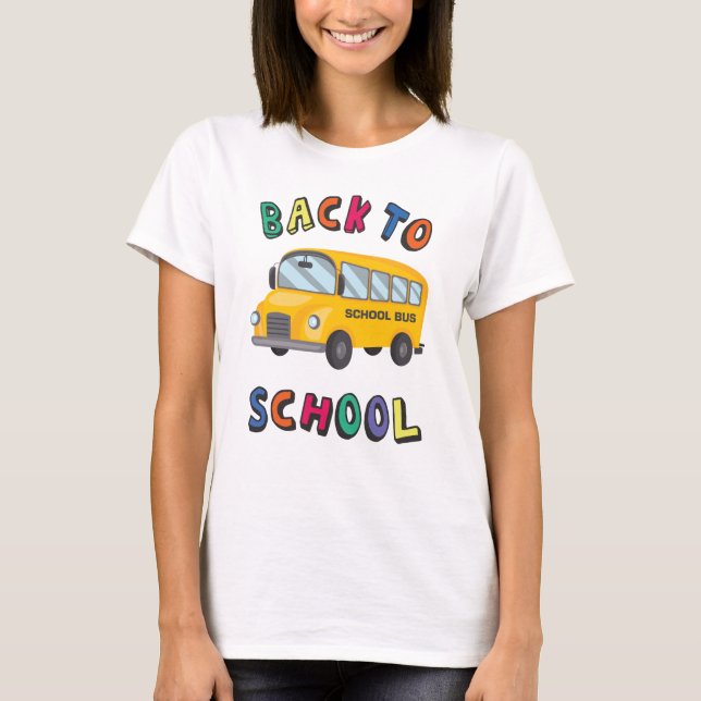T-shirt Retour à l'école (Devant)