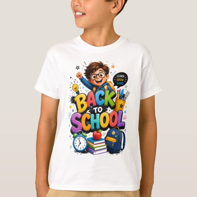 T-shirt Retour à l'école (Devant)