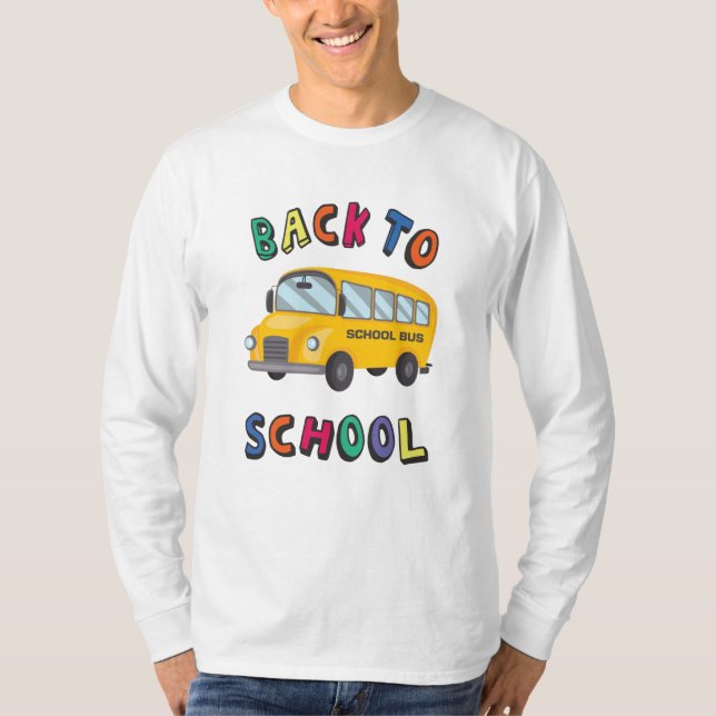 T-shirt Retour à l'école (Devant)