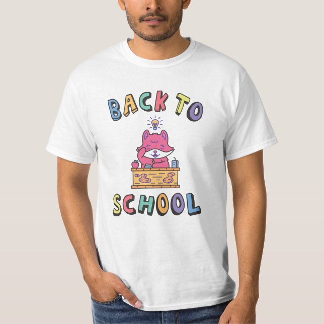 T-shirt Retour à l'école (Devant)
