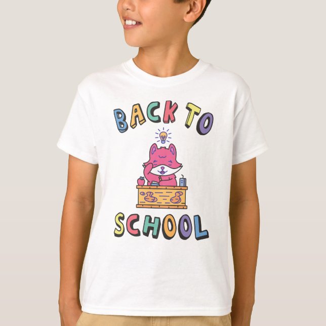 T-shirt Retour à l'école (Devant)