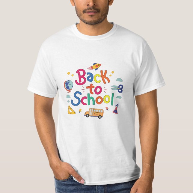 T-shirt Retour à l'école (Devant)