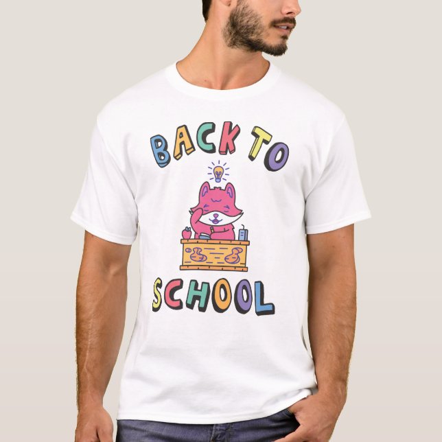 T-shirt Retour à l'école (Devant)