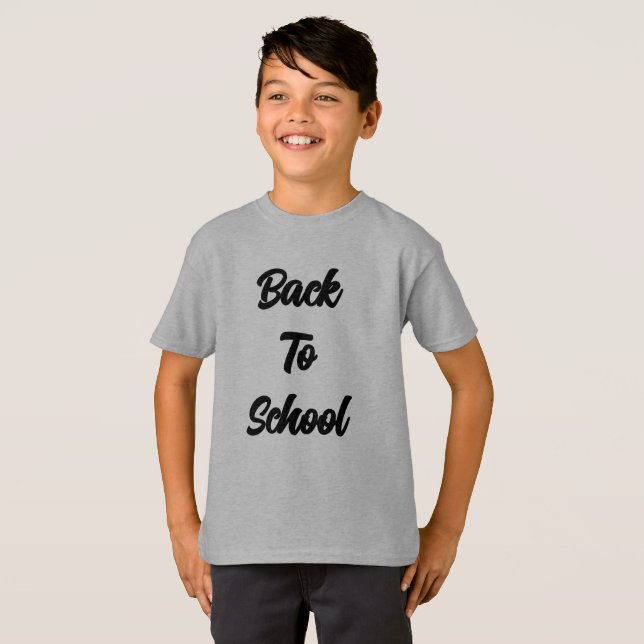 T-shirt Retour à l'école  (Devant entier)