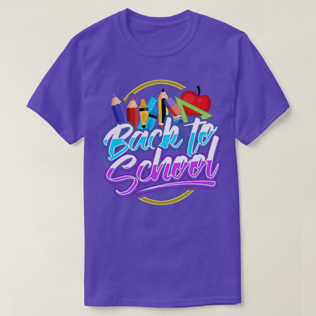 T-shirt Retour À L'École (Design devant)