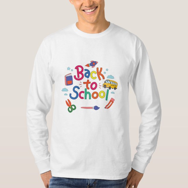 T-shirt Retour à l'école (Devant)