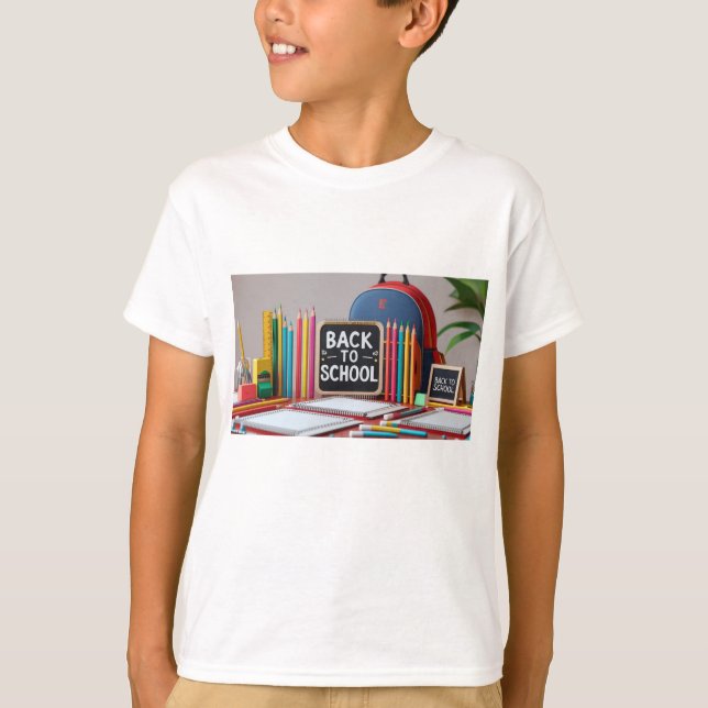 T-shirt retour à l'école (Devant)