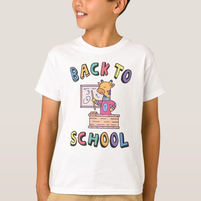T-shirt Retour à l'école (Devant)