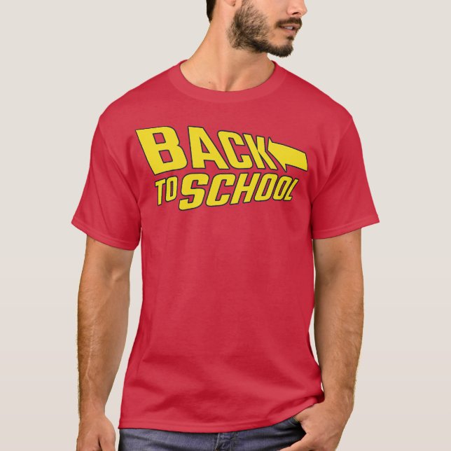 T-shirt Retour À L'École (Devant)