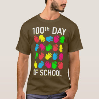T-shirt Retour À L'École 100 Jour De L'École (327)