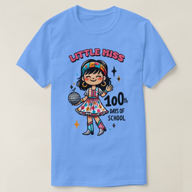 T-shirt Retour À L'École 100 Jour De L'École (366) (Design devant)