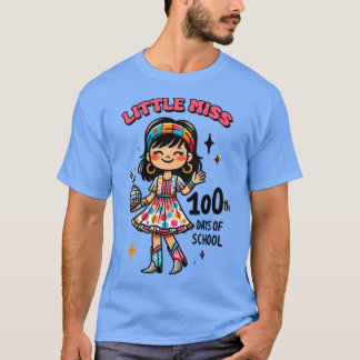 T-shirt Retour À L'École 100 Jour De L'École (366)