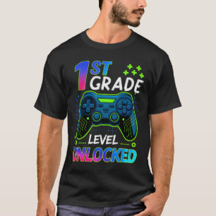 T-shirt Retour à l'école 1re année garçons joueur premier