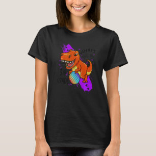 T-shirt Retour à l'école 3e année Dinosaure Rex Pop It Fid