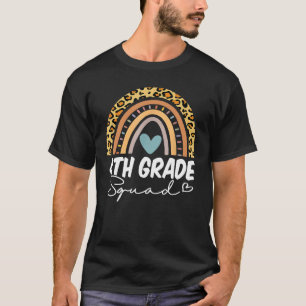 T-shirt Retour à l'école 4e classe Escadron Rainbow Teac