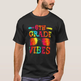 T-shirt Retour à l'école 6e année Vibes Premier jour Ense