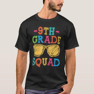 T-shirt Retour À L'École 9E ÉQUIPE Première journée Enseig
