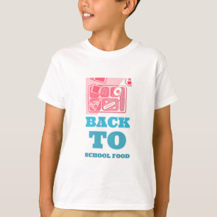 T-shirt Retour À L'École Alimentaire-Pause-Déjeuner T-shir