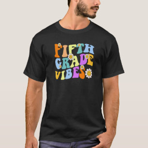 T-shirt Retour à l'école ambiance cinquième année professe