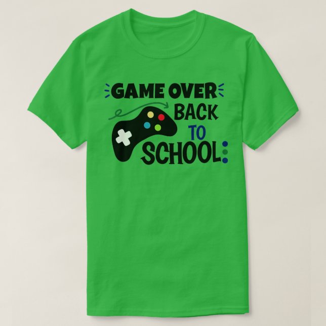 T-shirt Retour à l'école amusant jeu sur enseignant étudia (Design devant)