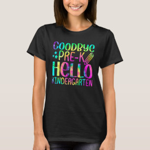 T-shirt Retour à l'école Au revoir Pré-maternelle Bonjour