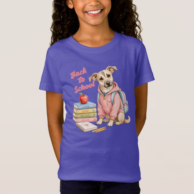 T-Shirt Retour à l'école avec Lina (Devant)