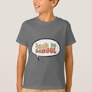 T-shirt Retour à l'école avec un rebondissement animé