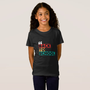 T-Shirt Retour à l'école avec une touche classique et élég