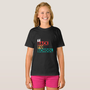 T-shirt Retour à l'école avec une touche classique et élég