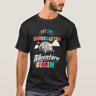 T-shirt Retour à l'école Aventure de maternelle commence e