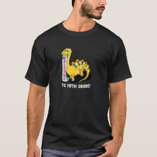 T-shirt Retour À L'École Bienvenue À La Cinquième Année