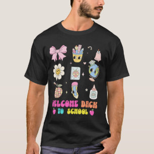 T-shirt Retour À L'École Bienvenue Retour Cute Globe Penci