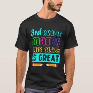 T-shirt Retour À L'École Bonjour 3Ème Année Je Viens Milie
