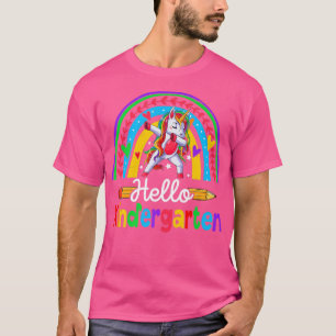 T-shirt Retour à l'école Bonjour la maternelle Licorne qui