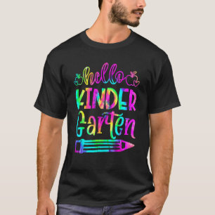 T-shirt Retour à l'école Bonjour la maternelle Tie Dye Ens