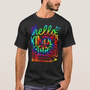 T-shirt Retour à l'école Bonjour la maternelle Tie Dye Ens