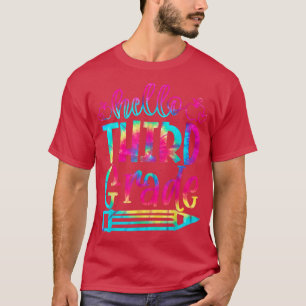 T-shirt Retour à l'école Bonjour troisième année 3e année