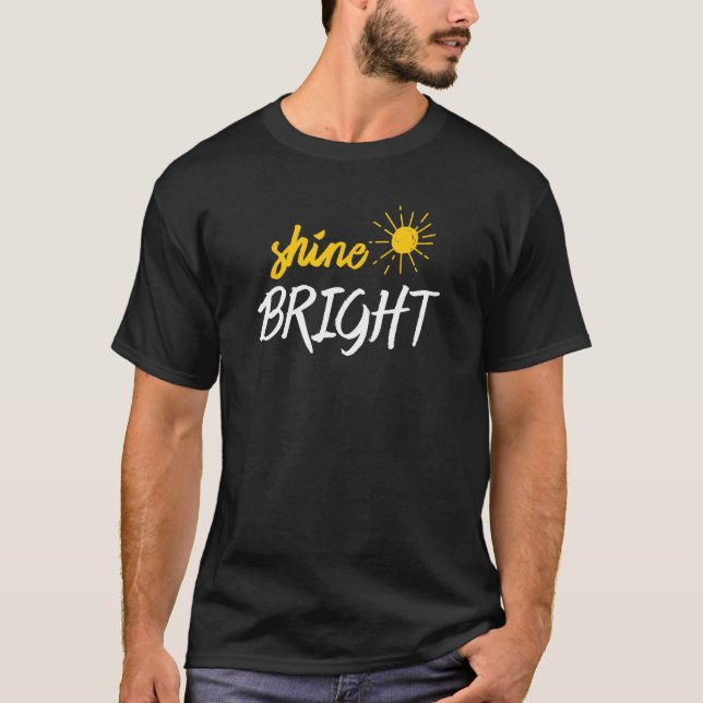 T-shirt Retour à l'école brillant design Décontracté brill (Devant)