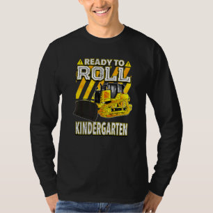 T-shirt Retour À L'École Bulldozer Prêt À Faire Rouler La