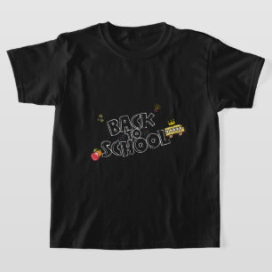 T-shirt Retour à l'école Chemise Funny Bus scolaire avec C