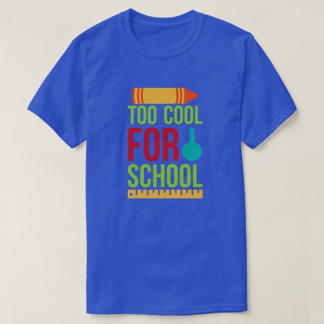 T-shirt Retour à l'école-cool pour l'école-01 (Design devant)