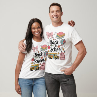 T-shirt Retour À L'École Coquette Enseignant Maternelle Pr