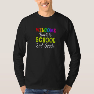 T-shirt Retour à l'école Deuxième jour de deuxième année B