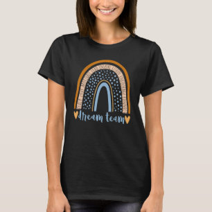 T-shirt Retour À L'École Dream Team Rainbow Teacher Studen